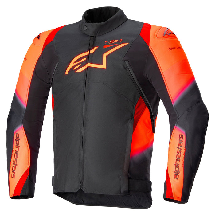 Alpinestars T-SP 1 V2 WP Jacket in Black/Red/Fluo