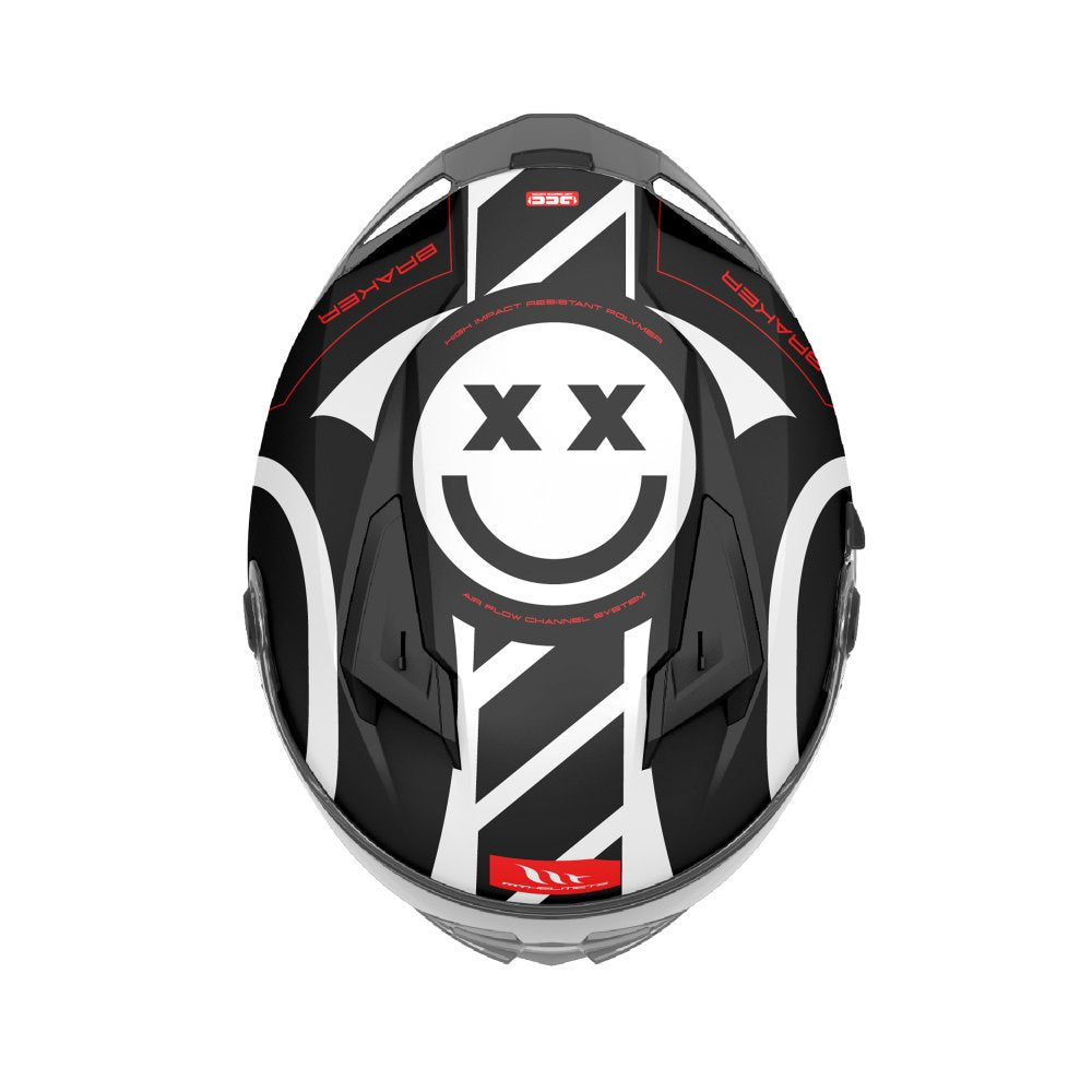 !Limited Stock! MT Braker SV Inox A0 Matt Black White in S,M,L & XL ONLY! - M1346A55003...