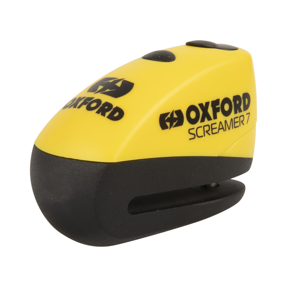 Oxford Screamer7 Alarm Disc Lock - LK289 Black / LK290 Yellow..