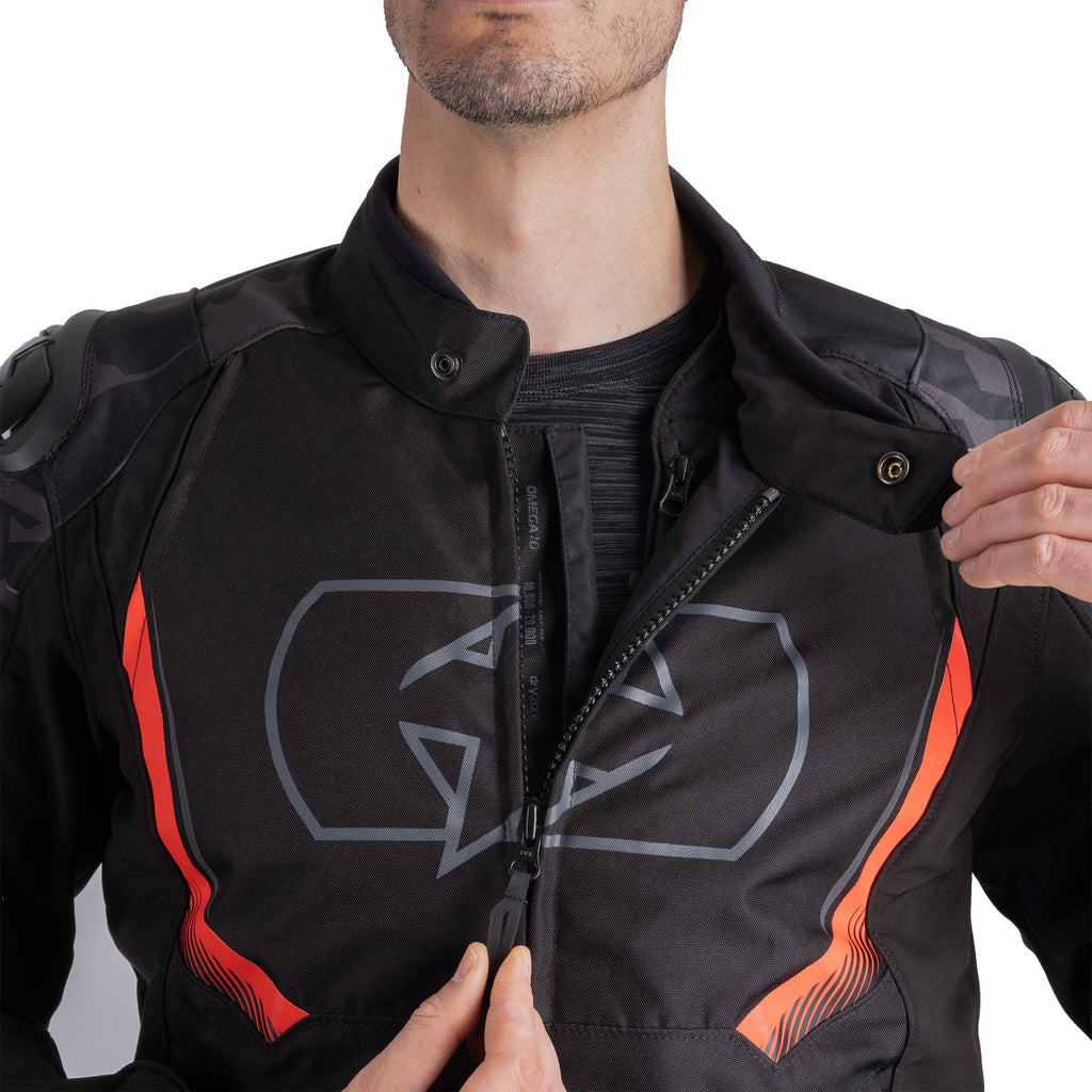 Oxford Omega 1.0 D2D MS Jkt Blk/Camo/Red
