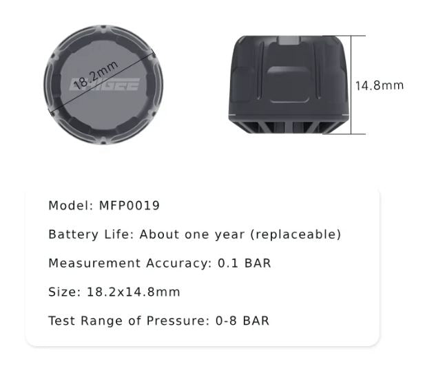 Chigee External Tyre Pressure Sensor (TPMS) - MFP0019..