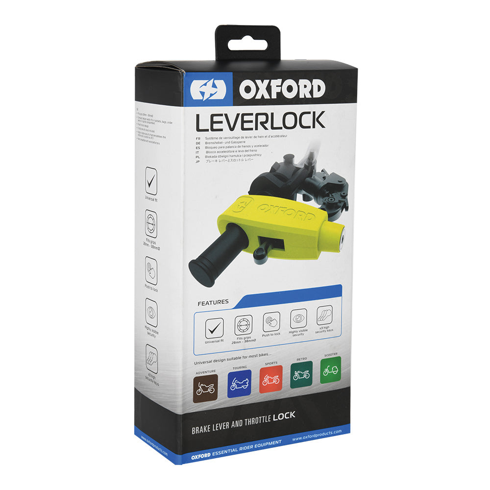 Oxford LeverLock - Yellow LK301 / Black LK300