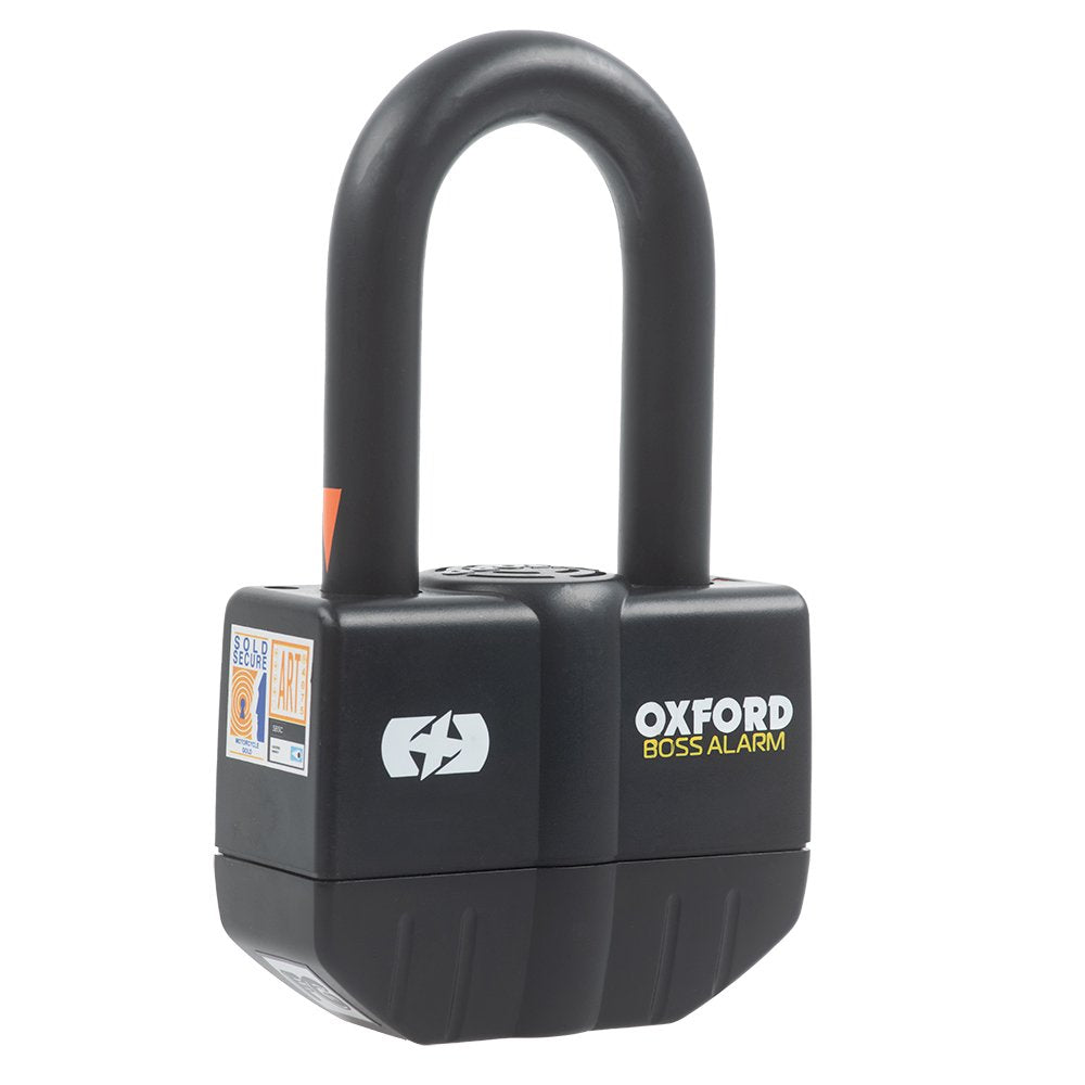 Oxford Boss Alarm 16mm Lock + Chain 12mm (1.2/1.5/2.0m) - LK480/1/2...