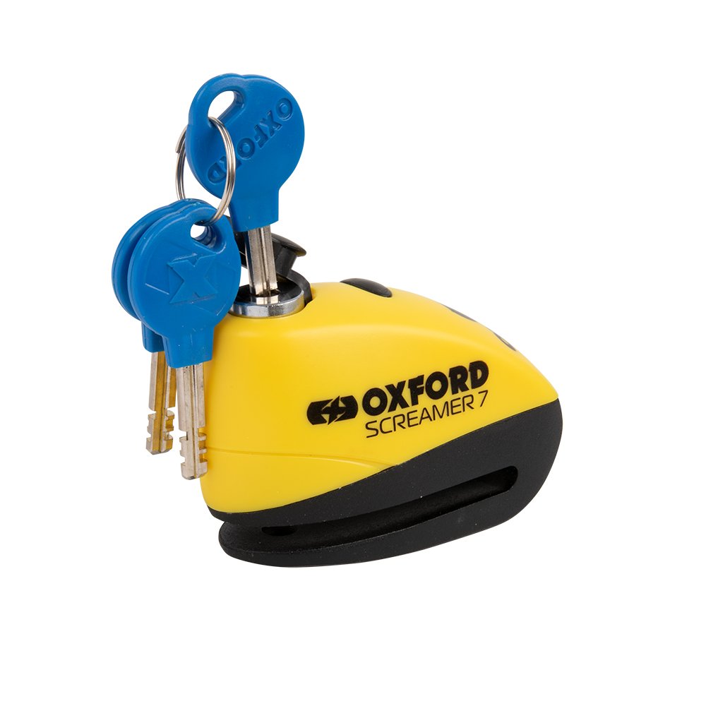 Oxford Screamer7 Alarm Disc Lock - LK289 Black / LK290 Yellow..