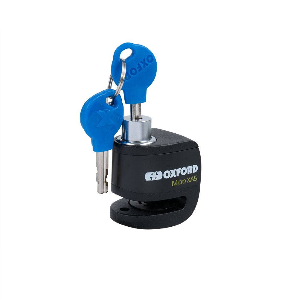 Oxford Micro XA5 Alarm Disc Lock - LK213 Yellow / LK214 Black..
