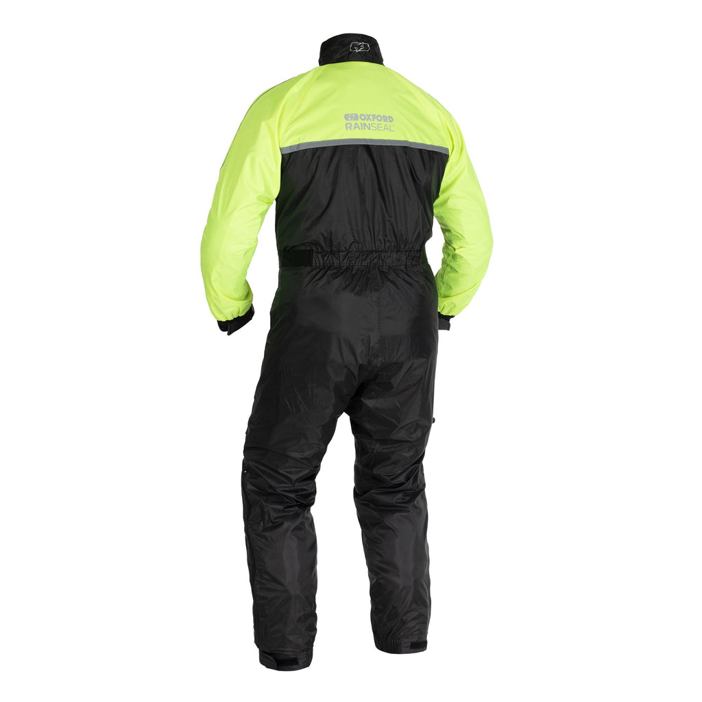 Oxford Rainseal Oversuit - Black/Fluo