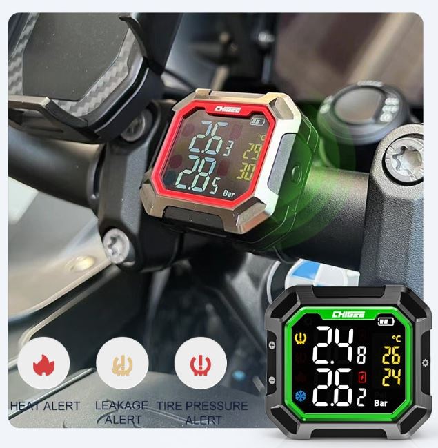 Chigee G3 External Tyre Pressure Monitor in Black (TPMS) - MFP0073..