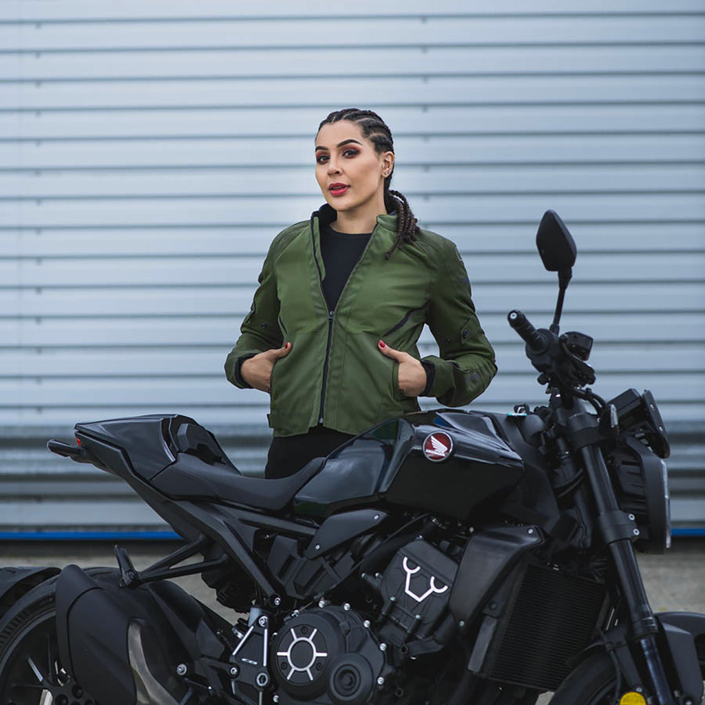 Oxford Iota 1.0 Air Women's Jacket in Black/Grey/Pink, Stealth Black or Khaki - TW19320..