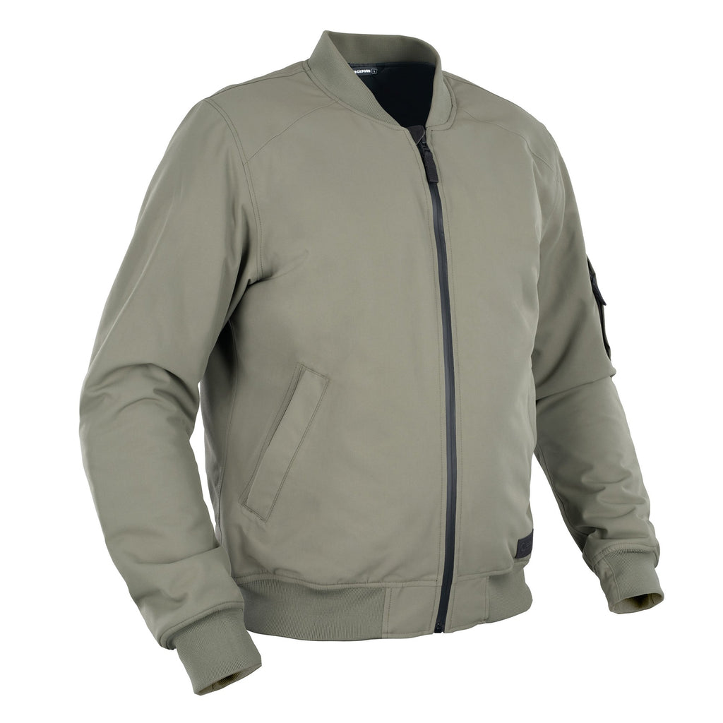 Oxford Bomber D2D MS Jacket in Black or Khaki - TM22920..