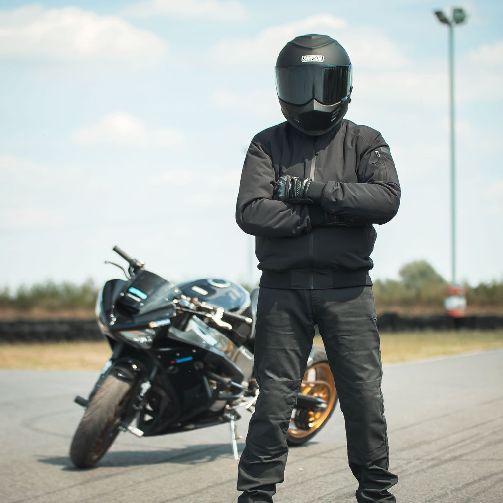 Oxford Bomber D2D MS Jacket in Black or Khaki - TM22920..