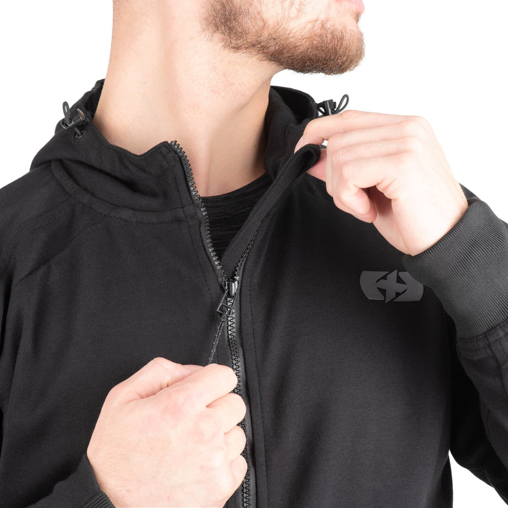 *NEW* Oxford Armourlite AA Lockon MS Hoodie Blk - TM234001 **STOCK ARRIVING AUGUST**