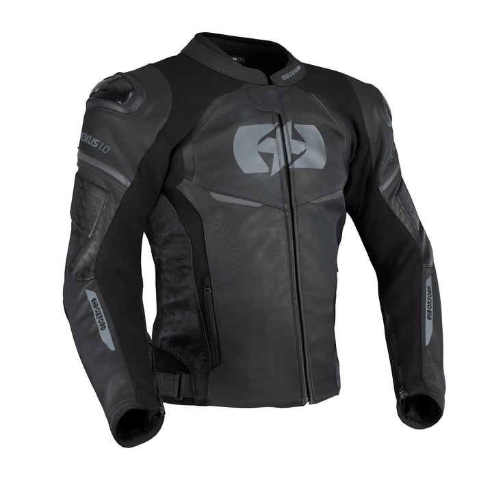 Oxford Nexus 1.0 Leather MS Jkt Stealth Blk