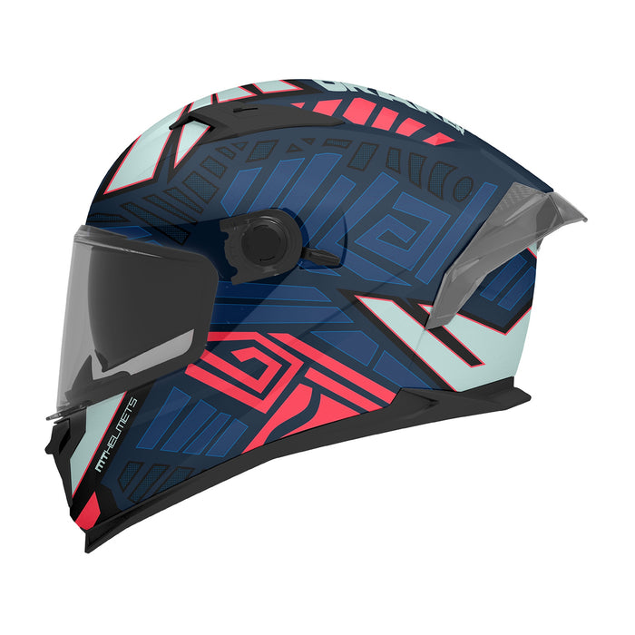 MT Braker Zebra in Matt Black/Blue, Matt Black/Red or Matt Black/Green - M1346B17...
