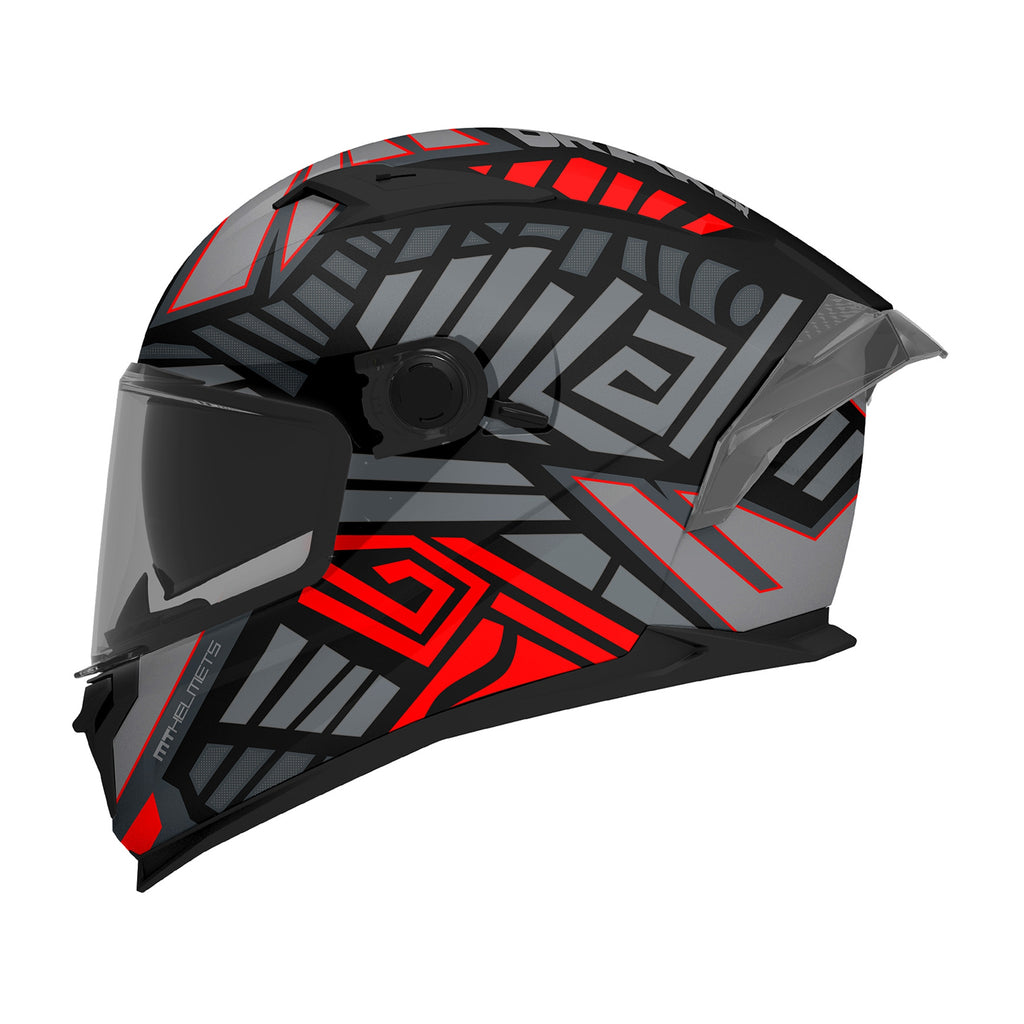 MT Braker Zebra in Matt Black/Blue, Matt Black/Red or Matt Black/Green - M1346B17...