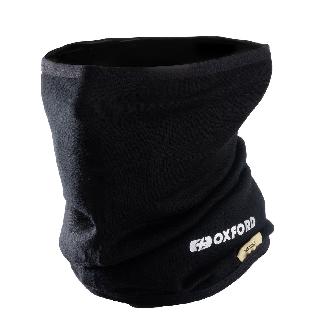 Oxford Deluxe Neck Tube Merino Black - CA125