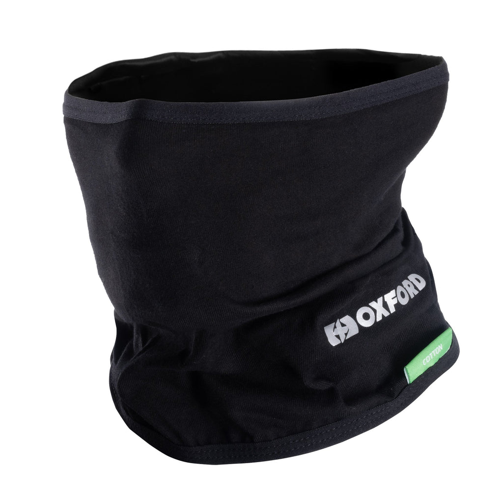 Oxford Neck Tube Cotton Black - CA100