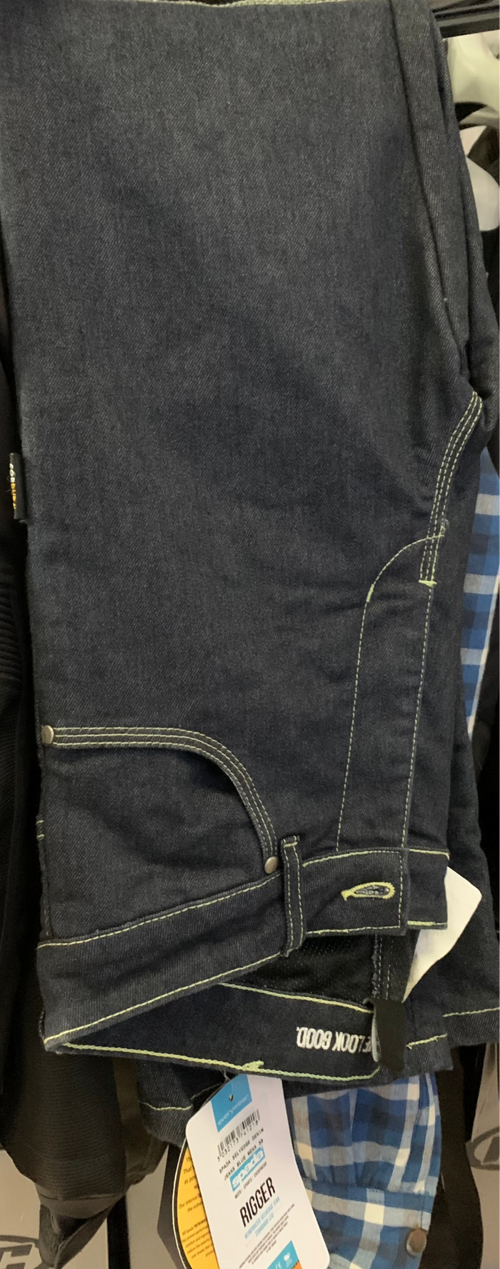 Spada Selvedge Blue Motorcycle Denim Jeans - Men Size 30 **Summer Sale**