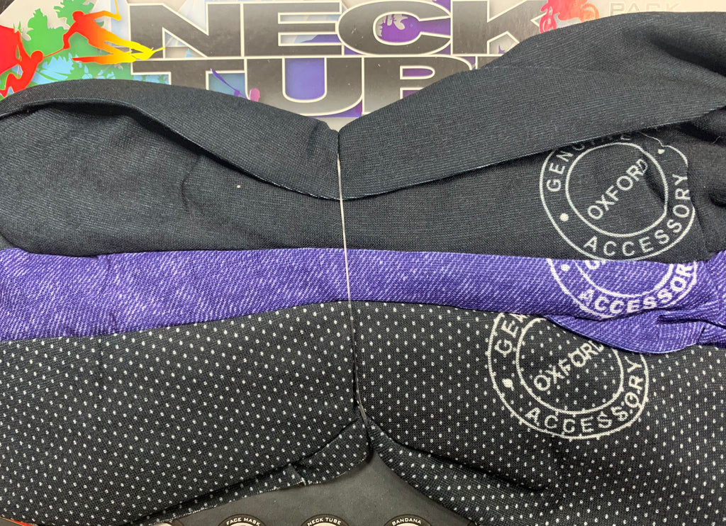 Neck Tube 3-Pack (Various Designs)