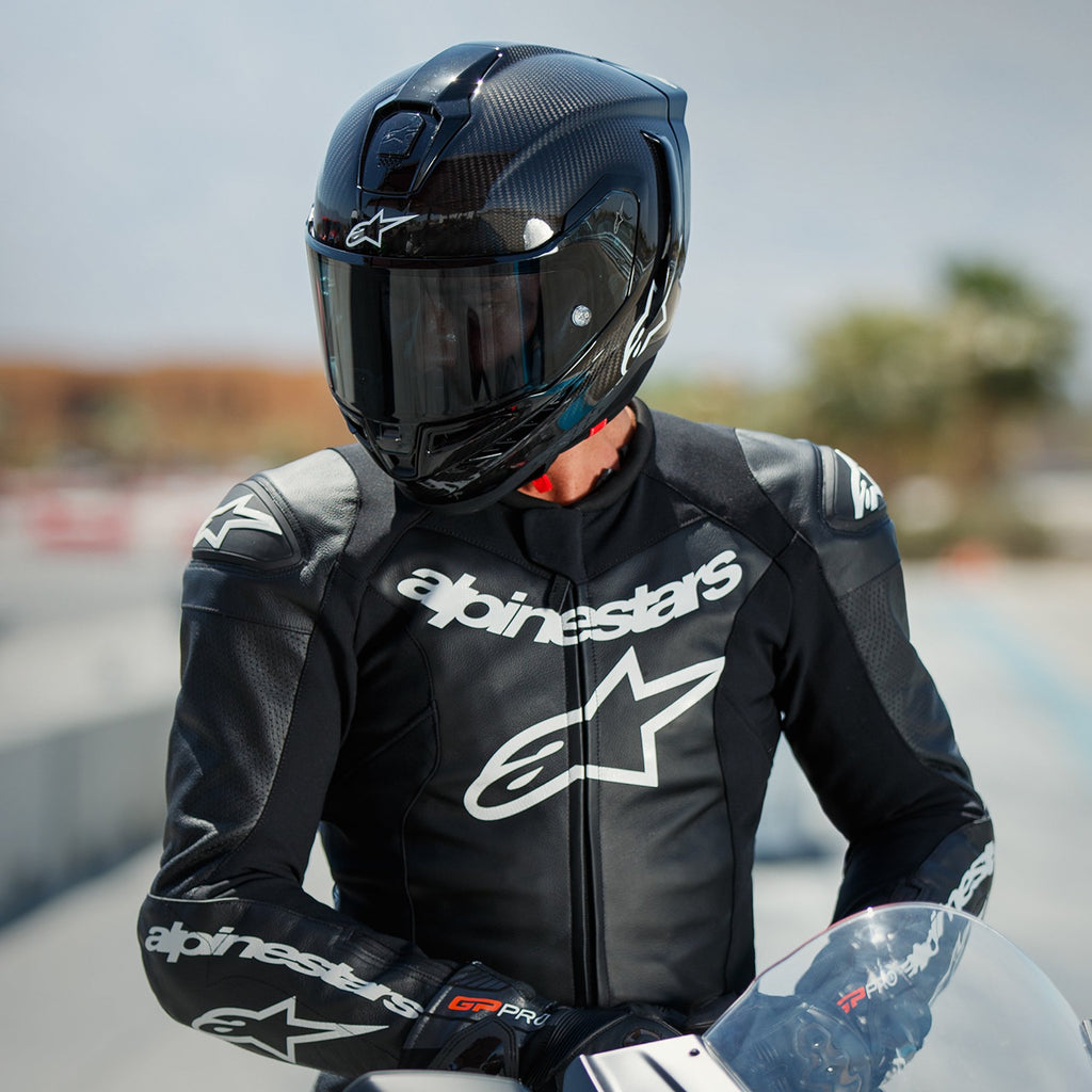 Alpinestars Supertech R10 Solid ECE06/FIM Black Carbon - 82001241902...