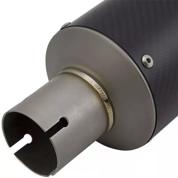 Lextek GP8C Carbon Fibre GP Stubby Exhaust Silencer 51mm*