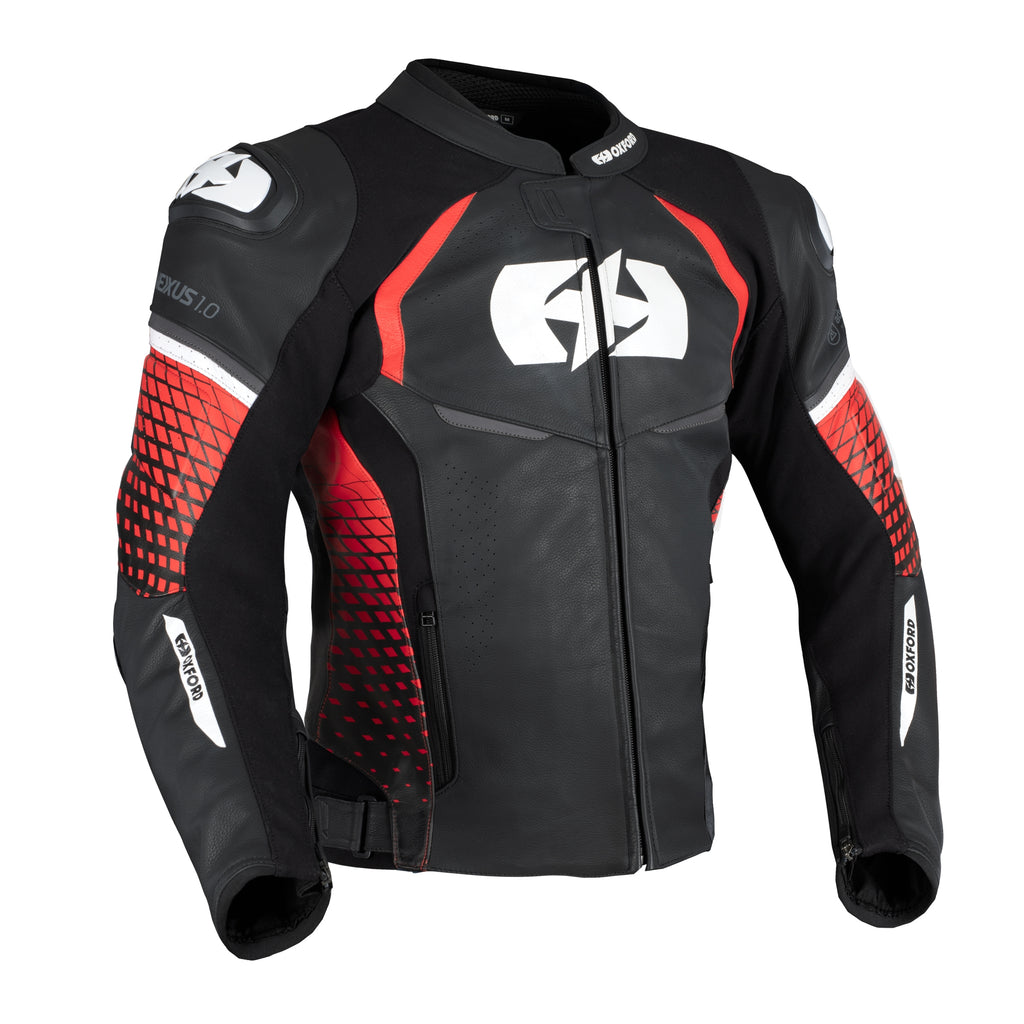 *NEW* Oxford Nexus 1.0 Men‘s Leather Jacket - LM22810...