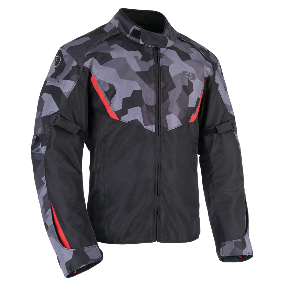 Oxford Delta 1.0 Air Jacket in Blk/Camo/Red, Blk/Grey/Red or Stealth Black - TM19320..