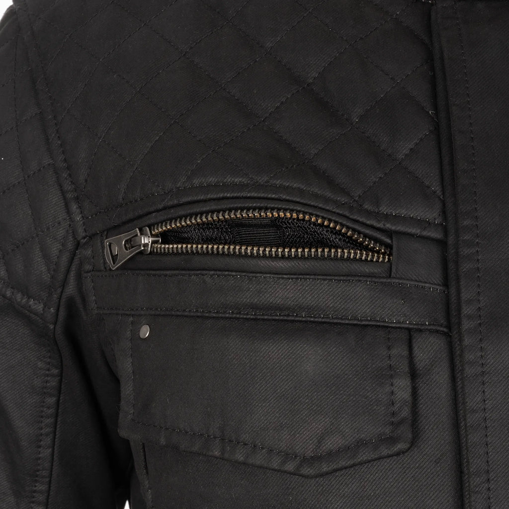 Oxford Hardy 2.0 Wax Men’s Jacket in Black or Khaki - TM25040..