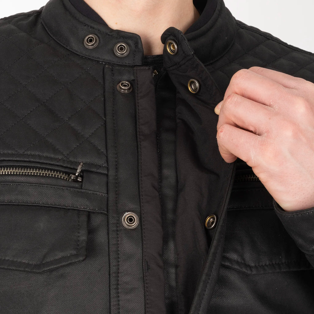 Oxford Hardy 2.0 Wax Men’s Jacket in Black or Khaki - TM25040..