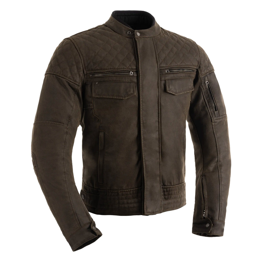 Oxford Hardy 2.0 Wax Men’s Jacket in Black or Khaki - TM25040..