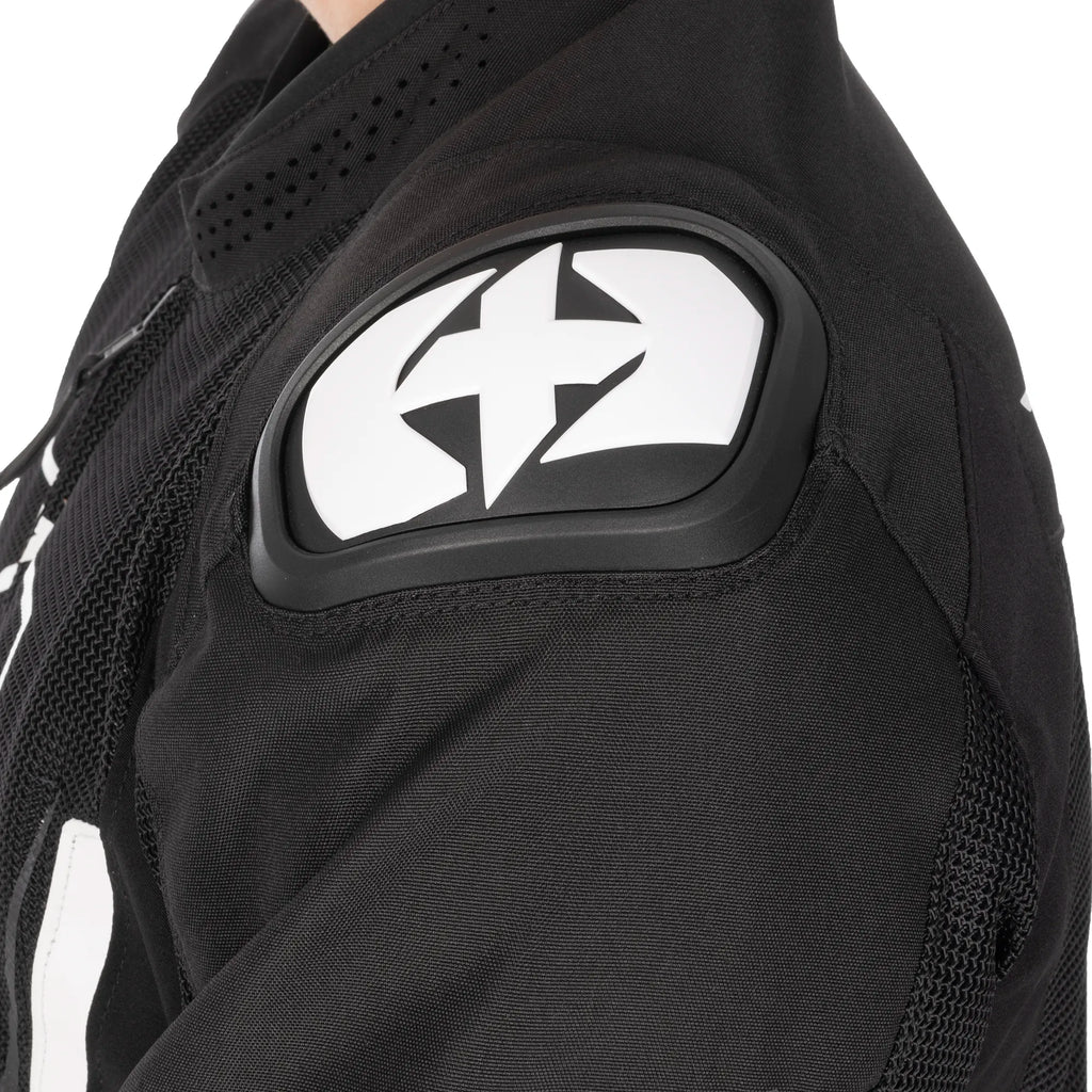 Oxford Omega 1.0 Air Mesh Jacket in Blk/Wht, Blk/Grn & Blk/Camo/Fluo - TM25310..