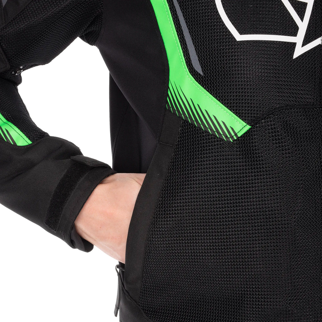 Oxford Omega 1.0 Air Mesh Jacket in Blk/Wht, Blk/Grn & Blk/Camo/Fluo - TM25310..