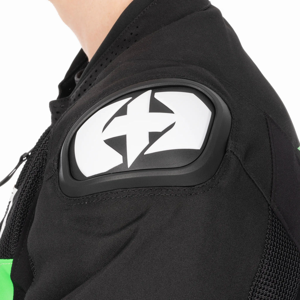 Oxford Omega 1.0 Air Mesh Jacket in Blk/Wht, Blk/Grn & Blk/Camo/Fluo - TM25310..