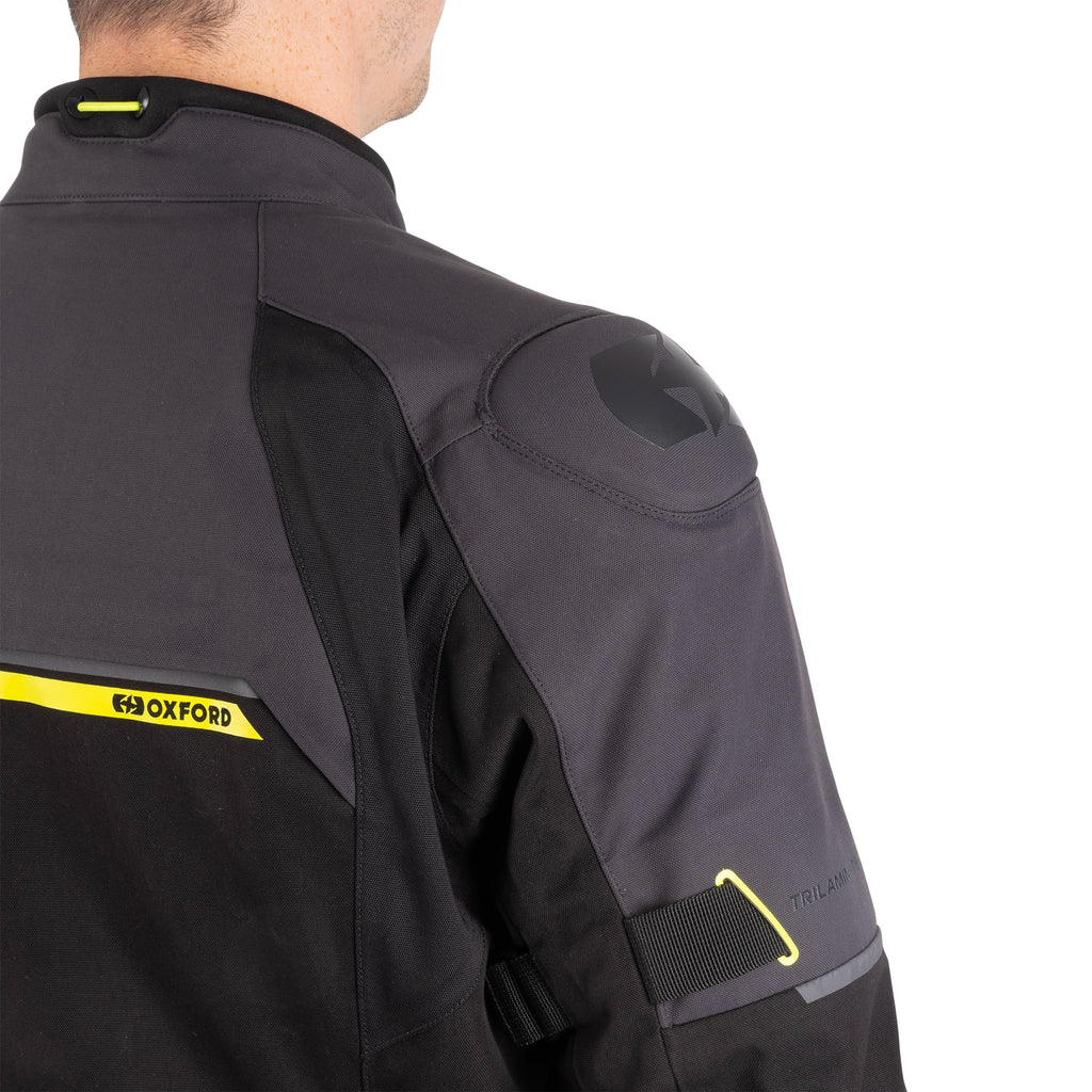 *NEW* Oxford Hinterland 2.0 Dry2Dry Trilaminate Men’s Jacket in Black/Grey/Fluo, Stealth Black or Black/Desert/Orange - TM25360..