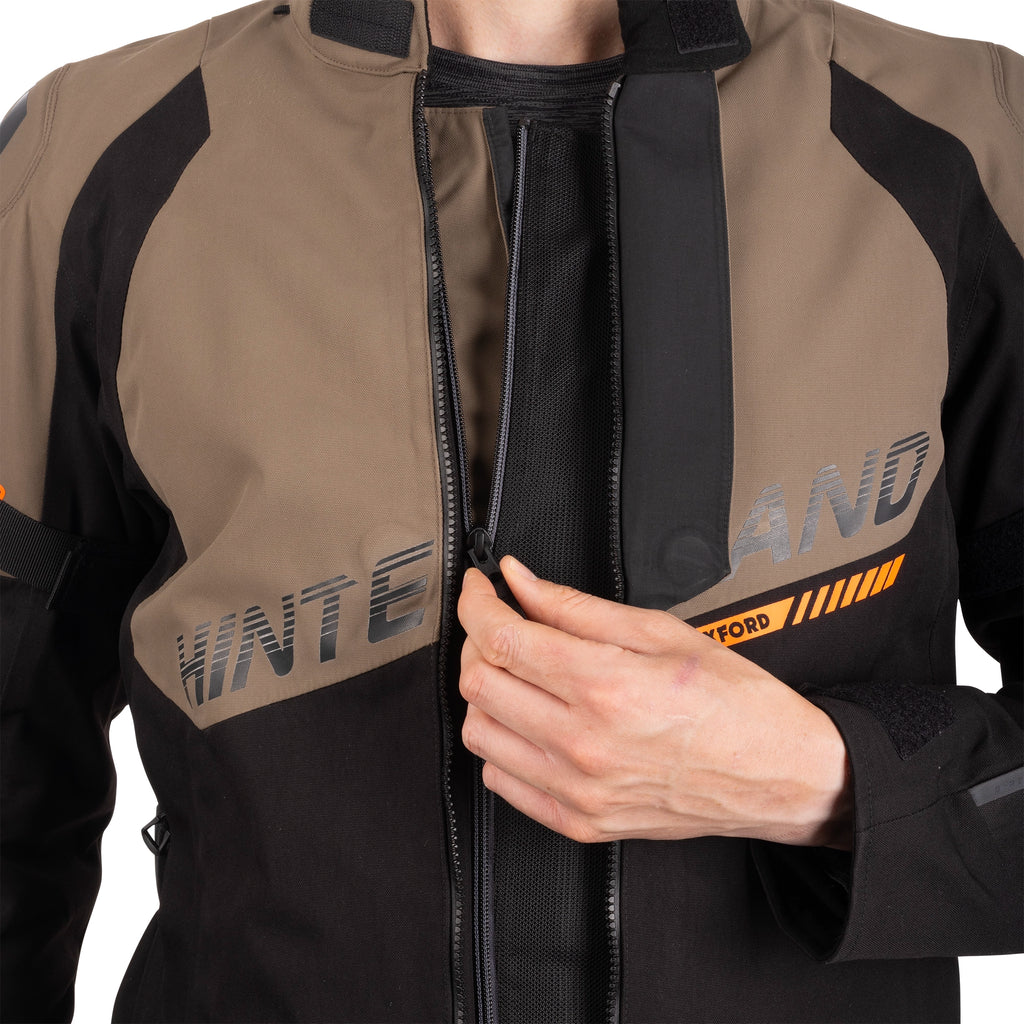 *NEW* Oxford Hinterland 2.0 Dry2Dry Trilaminate Men’s Jacket in Black/Grey/Fluo, Stealth Black or Black/Desert/Orange - TM25360..