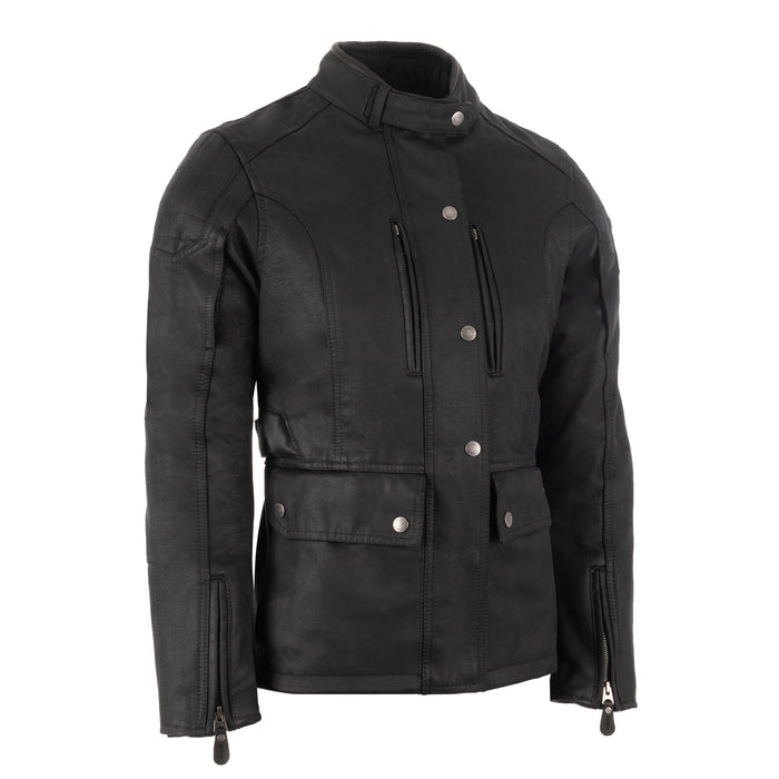 Oxford Sterling Dry2Dry Wax Cotton Women‘s Jacket in Black or Khaki - TW24020...