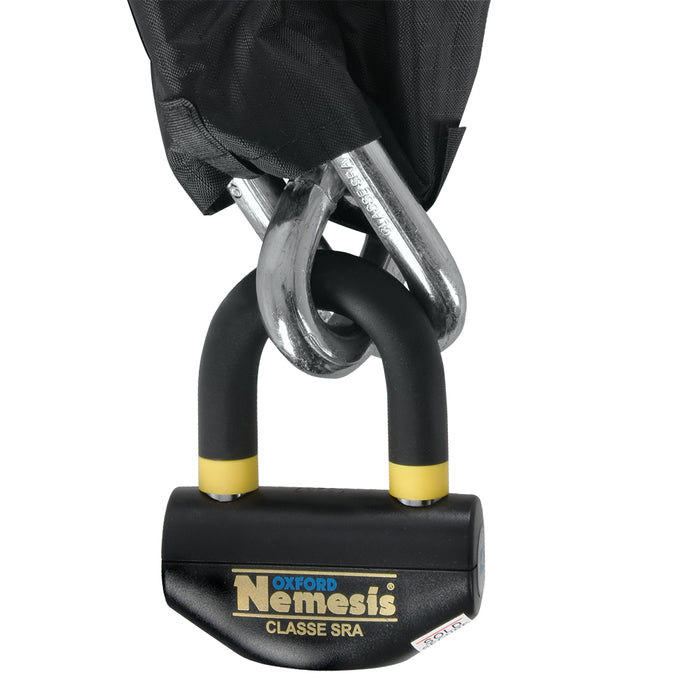Oxford Nemesis Chain & Padlock (1.2/1.5/2.0m) - LK472/3/4..