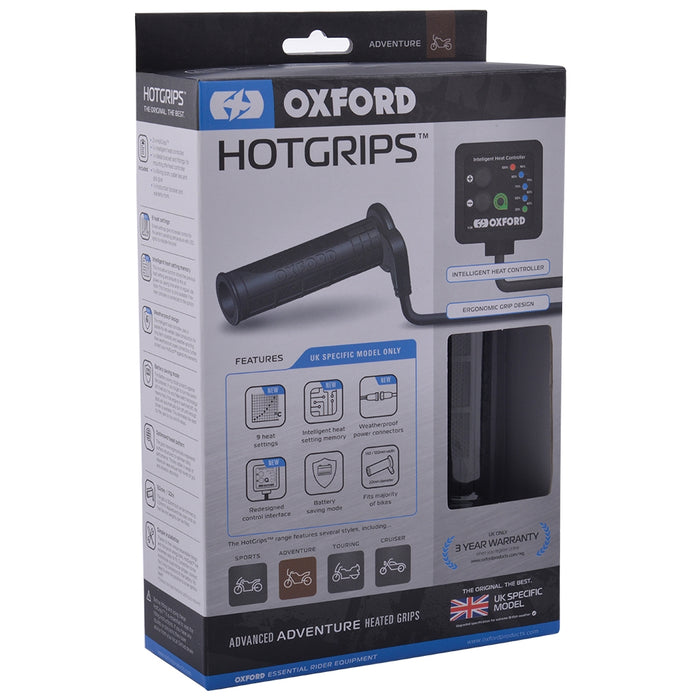 Oxford Hotgrips Advanced Adventure UK SPECIFIC - EL690UK..