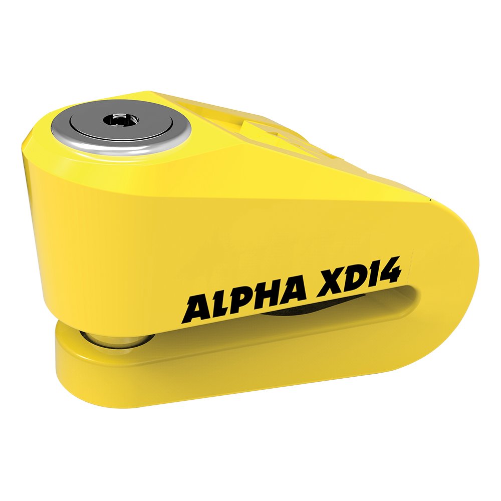 Oxford Alpha XD14 Disc Lock (14mm pin) - Yellow LK276 / Black LK275..